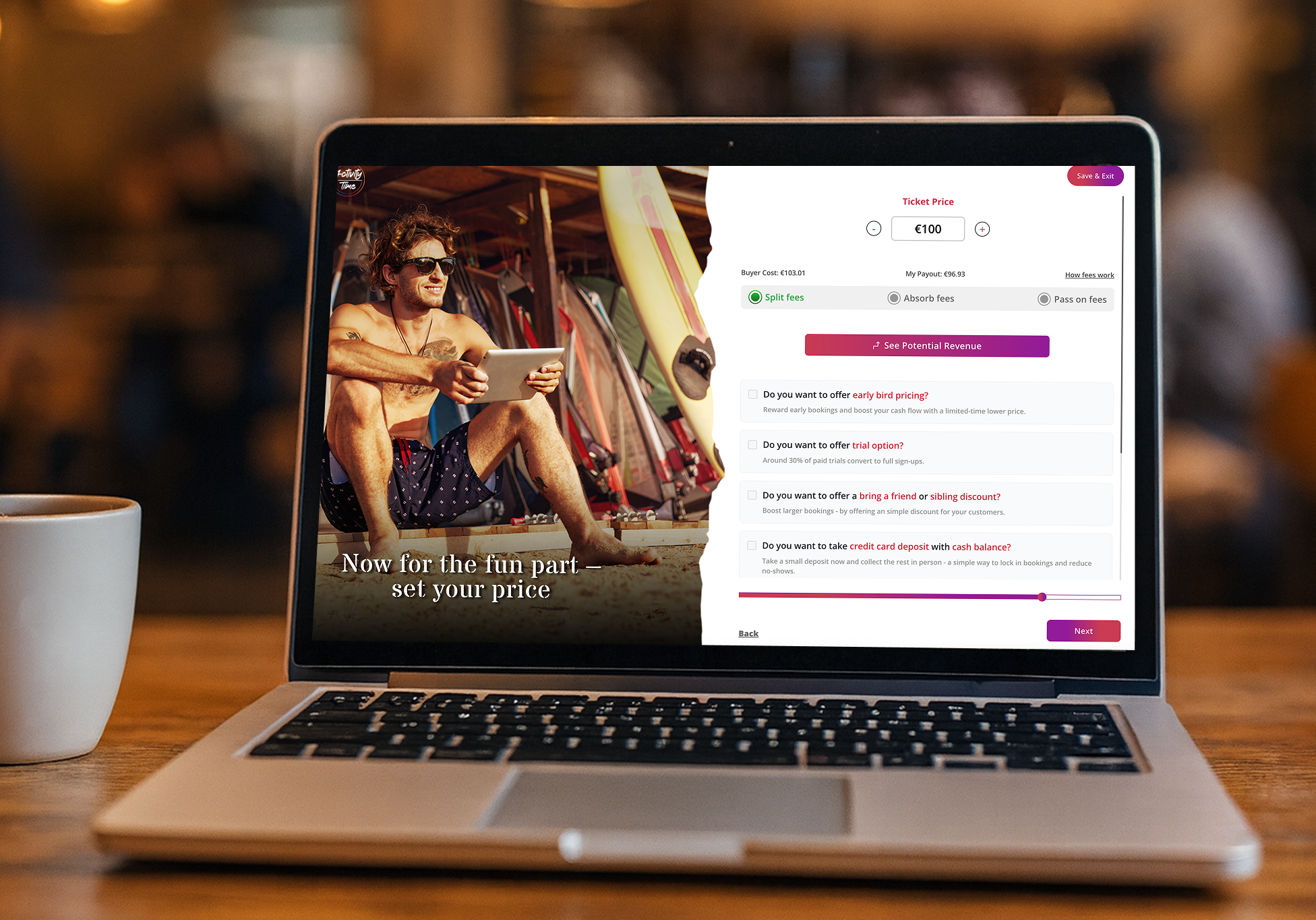 Set pricing, discounts and deposits for kids’ camps, classes and workshops